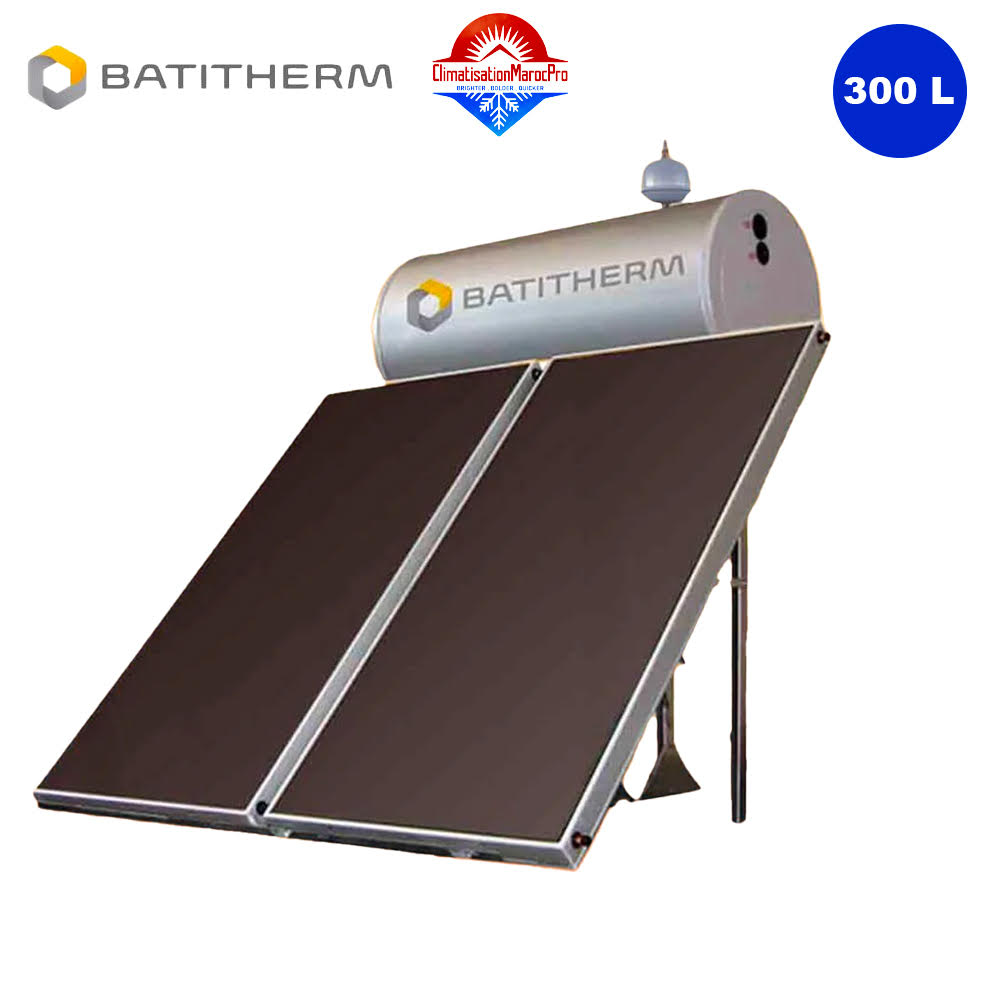 Chauffe-Solaire Batitherm 300 L – Solution écologique pour une eau chaude gratuite et durable.