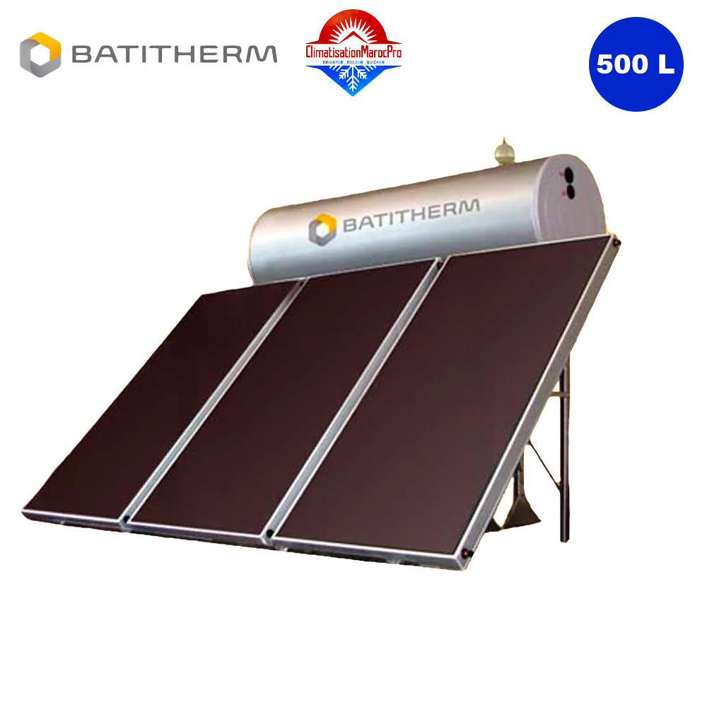 Chauffe-Solaire Batitherm 500 L – Solution écoénergétique pour la production d’eau chaude sanitaire.