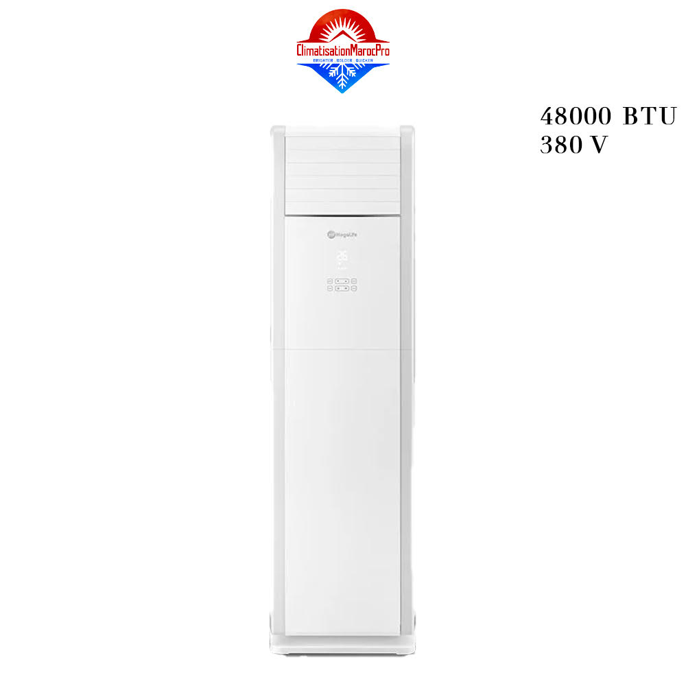 Climatiseur Armoire MEGALIFE 48000 BTU Inverter 380V – Solution puissante et écoénergétique pour grands espaces.